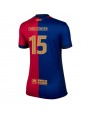 Barcelona Andreas Christensen #15 Domácí Dres pro Dámské 2024-25 Krátký Rukáv